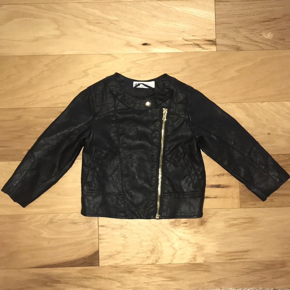 Pleather Moto Jacket